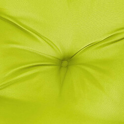 Maison Chic Coussin Confort | pouf | Coussin de banc de jardin vert brillant 150x50x7cm tissu oxford -GKD12024 pas cher