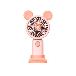 (Rose) Nouveau Mini Support de Téléphone Portable d'Été Portable Petit Ventilateur De Chargement Usb