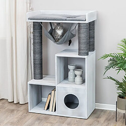 Acheter TRIXIE Griffoir pour chat avec fonction d'étagère 72x38x110 cm Gris