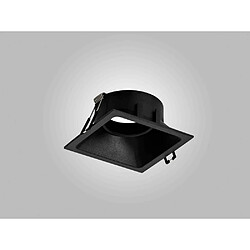 Avis Inspired Downlight encastré carré 9,2 cm GU10, noir mat