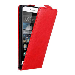 Cadorabo Coque Huawei P8 Etui en Rouge