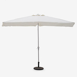 Elios Parasols Parasol de jardin à mât central rectangulaire 3x2 volants Rios Flap pas cher