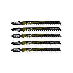 WOLFCRAFT Lot de 5 Lames de scie sabre Bosch HCS - 7,5 cm