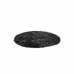 Paris Prix Tapis Shaggy Rond Fait Main Diamond Anthracite 120 cm