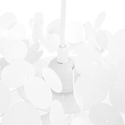 Beliani Lampe suspension LAMONE Blanc pas cher