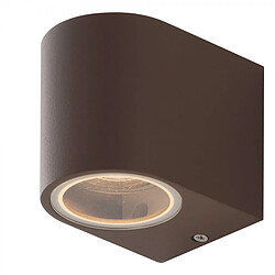 Applique LED GU10 applique murale extérieure entrée balcon terrasse porches 230V IP44 / IP65 ROUND couleur CORTEN