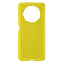 Avizar Coque Honor Magic 4 Lite Silicone Semi-rigide Soft-touch Fine Jaune