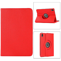 Xeptio Etui housse protection pour Samsung Galaxy TAB A9 8,7 pouces rotative 360 degrés rouge Pochette coque