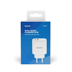 SAVIO LA-06 USB Type A & Type C Quick Charge Power Delivery 3.0 Intérieure