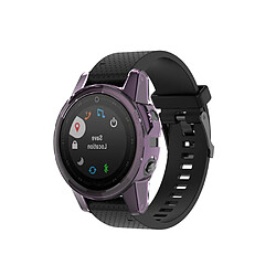 Coque en TPU flexible, violet transparent pour votre Garmin Fenix 5S/5S Plus