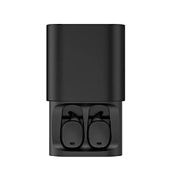 Ecouteurs sans fil QCY T1 Pro TWS Bluetooth V4.2 avec micro et étui de charge, Noir