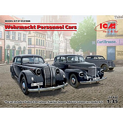 Wehrmacht Personnel Cars(Kadett K38 Salo Kapitan Saloon,Admiral Saloon)- 1:35e - ICM