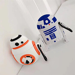 GUPBOO Airpods Coque Housse Étui Protecteur Compatible pour AirPods1/2-Coque Star Wars Droïde Silicone