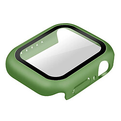 Avizar Coque Apple Watch Serie 7 (45mm) Rigide Ultra-fine Vitre de Protection vert