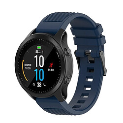 Bracelet en silicone bleu foncé pour votre Garmin Fenix 5/Fenix 5 Plus/Forerunner 935/Approach S60