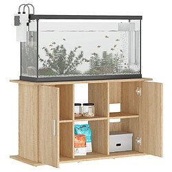 Avis vidaXL Support d'aquarium chêne sonoma 101x41x58 cm bois d'ingénierie