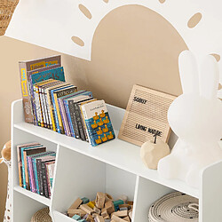 Acheter SoBuy KMB55-W Bibliothèque pour Enfant Étagère Enfant Étagère à Jouets Rangement pour Livres et Jouets Meuble Enfant