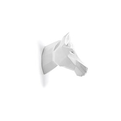 Avis ICONIK INTERIOR Tête de cheval Origami Résine Blanc