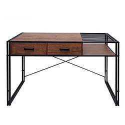 Acheter Mendler Bureau HWC-H91, bureau bureau informatique, industriel 76x120x70cm ~ brun