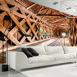 Paris Prix Papier Peint Wooden Bridge 140 x 200 cm