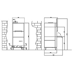 Lave-Batterie Paniers 650x7000 Hauteur de passage 670 mm avec Break Tank - Hoonved pas cher