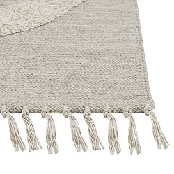 Avis Beliani Tapis en coton beige clair 80 x 150 cm HAKKARI