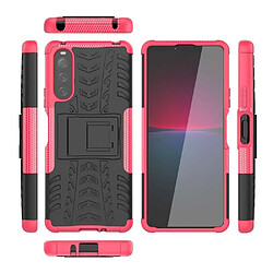 Avis Htdmobiles Coque pour Sony Xperia 10 IV - housse etui rigide anti choc + verre trempe - ROSE