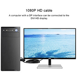 Acheter Wewoo Display Port Male to DVI Female Convertisseur 1080P