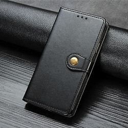 Avis Wewoo Housse Coque Pour One Plus 7T Étui en cuir de couleur unie rétro avec boucle de protection téléphone portable cadre photo et fente carte et fonction support et portefeuille Noir