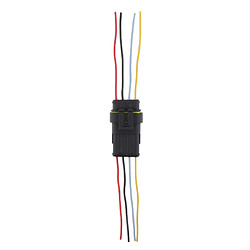 La Voiture A Caché La Prise De Fil électrique Avec Les Clips De Harnais De Câble De Câble 14AWG 4pin