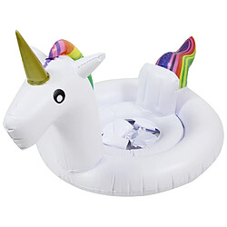 Wewoo Bouée blanc Les enfants d'été l'eau gonflable en forme de Licorne en de piscine Ride-on Bague de natation Flotteurs, taille: 170 * 120cm