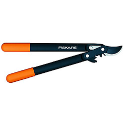 FISKARS - Coupe-branches à lame franche à crémaillère 45,6 cm