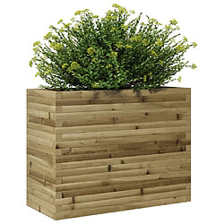 Avis vidaXL Jardinière 90x40x68,5 cm bois de pin imprégné