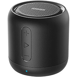 Chrono Anker SoundCore mini Enceinte Bluetooth Portable - Haut Parleur avec Autonomie de 15 Heures, Portée Bluetooth de 20 Mètres, Port Micro SD, Micro et Basses Renforcées,Noir