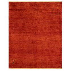 Vidal Tapis de laine 193x157 rouge Gabbeh Shouli