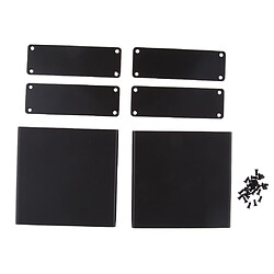 Acheter 2x Boîtier en Aluminium de Carte PCB DIY Shell Shied Case pour Amplificateur Projets Electroniques, Unités D'alimentation