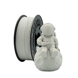 Filament PLA 3D - Diamètre 1,75 mm - Bobine 2,5 kg - Couleur Gris