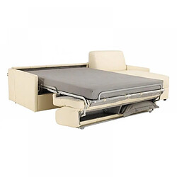 Acheter Inside 75 Canapé d'angle SUN convertible EXPRESS 140cmpolyuréthane écru matelas épaisseur 16cm