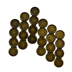 6pcs Broches Antique Bronze Barrette Français Cabochon Pince à Cheveux Bijoux Femmes