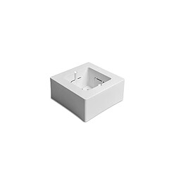 Ledkia Boîte Universelle en Saillie pour Appareillage 92x92x42 mm Blanc