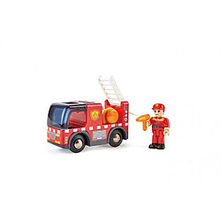 Hape Camion de pompier avec sirene