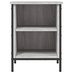 Avis vidaXL Armoire à chaussures sonoma gris 38x35x50 cm bois d'ingénierie