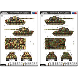 Hobby Boss Maquette Char German Sd.kfz.182 King Tiger ""porsche Turret"" W/ Zimmerit pas cher