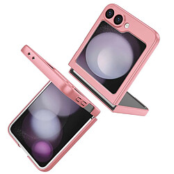 Acheter Htdmobiles Coque pour Samsung Galaxy Z Flip 6 5G - housse etui rigide bague anti choc magnetique - ROSE