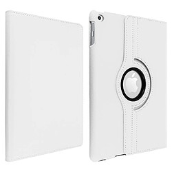 Avizar Etui folio multipositions blanc Apple iPad 5 / 6 / Air - Support orientable 360°