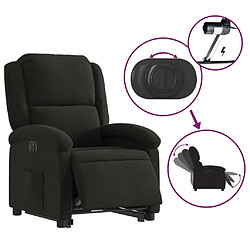 Maison Chic Fauteuil Relax pour salon, Fauteuil inclinable électrique noir tissu -GKD54753 pas cher