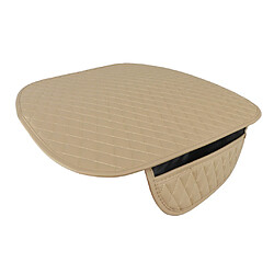 Lot De 1 Housse De Coussin De Siège De Voiture Universel Mat Mat Respirant Intérieur Beige