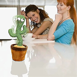 Universal Cactus, peluche, danse électrique, cactus, chant, jouets pour enfants.(Vert)