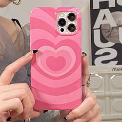 GUPBOO Étui pour iPhone13 Coque souple pour téléphone Sweet Cool Ripple Love Girl