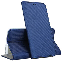 Htdmobiles Housse pour Oppo A58 4G - etui coque pochette portefeuille + film ecran - BLEU MAGNET